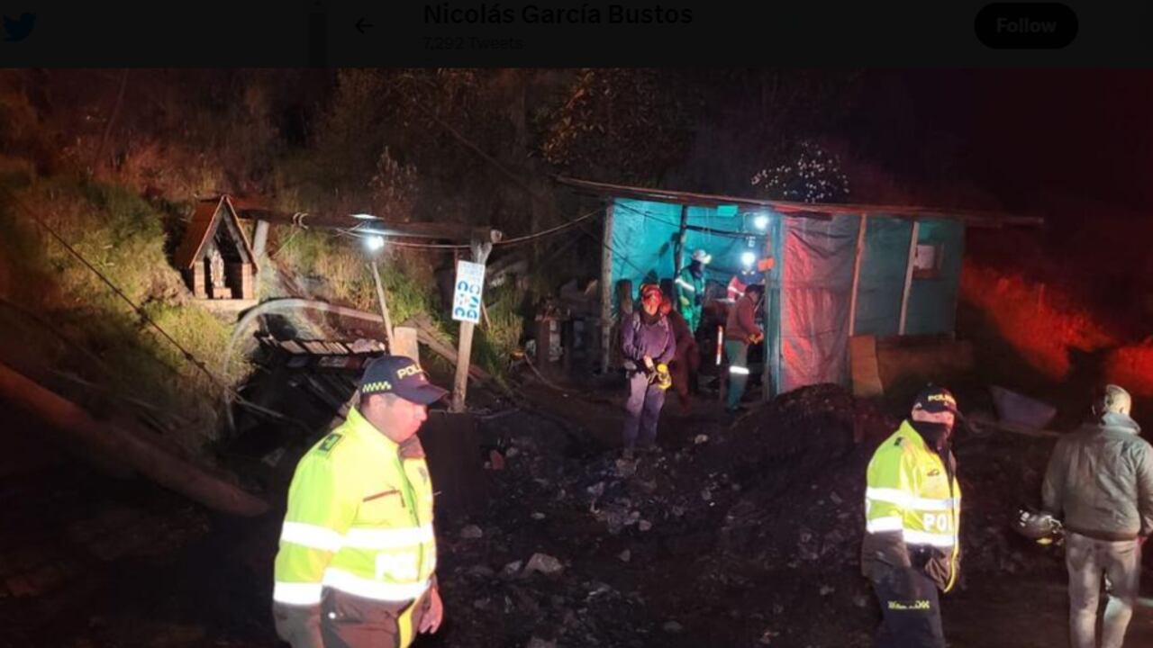 Mina de carbón en Zipaquirá deja dos mineros atrapados.