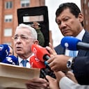 El expresidente Álvaro Uribe Vélez rindió indagatoria ante la Fiscalía.