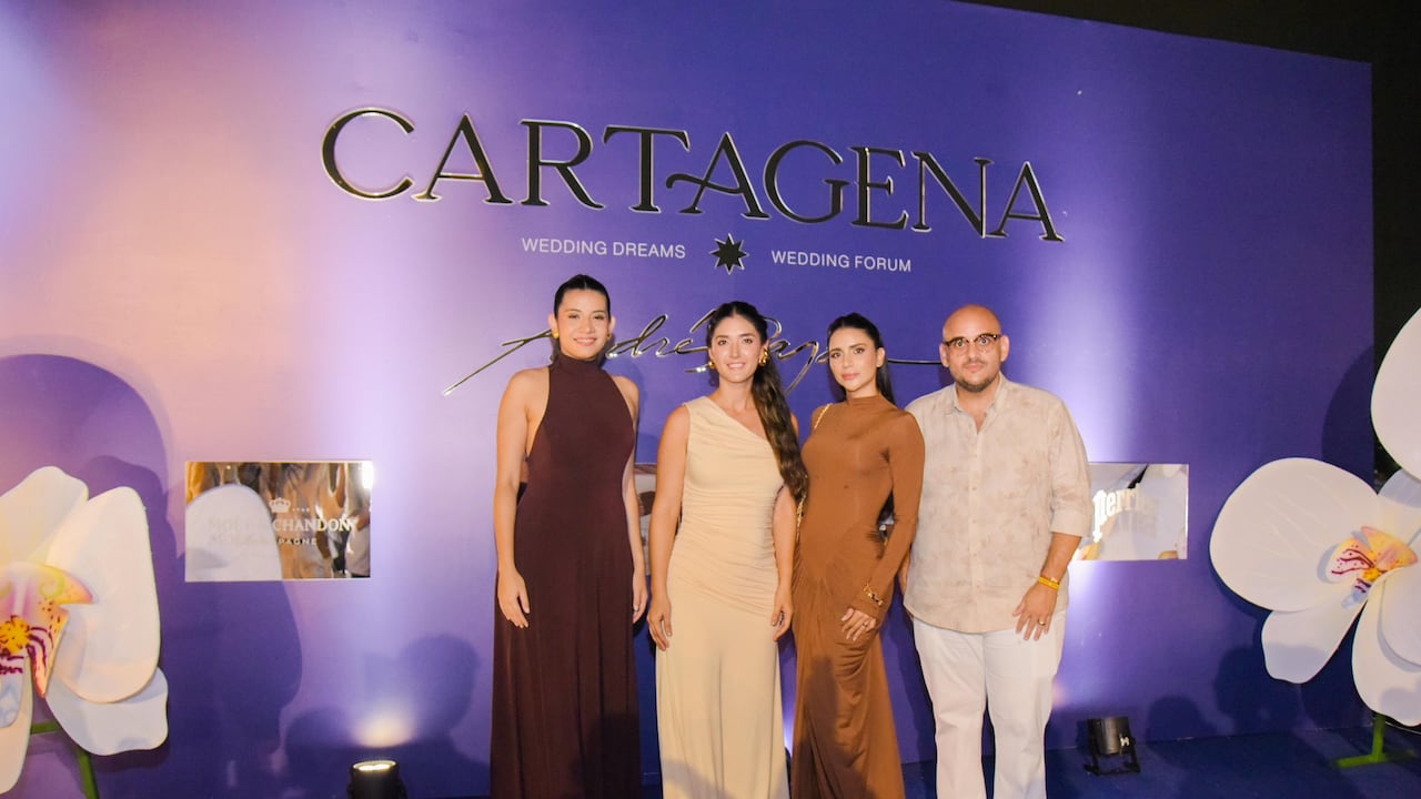 Pasarela nupcial en Cartagena.