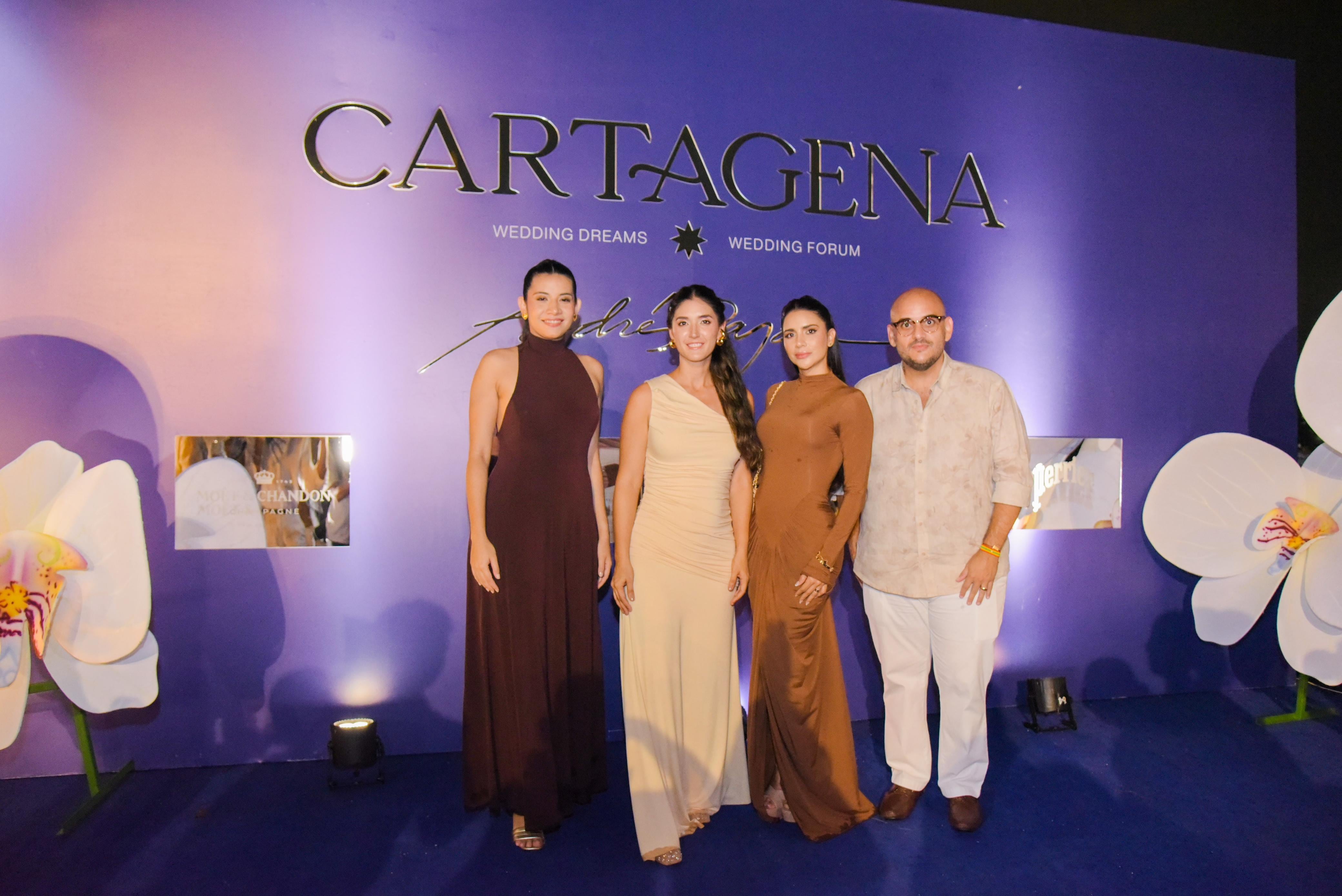 Pasarela nupcial en Cartagena.