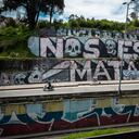 Graffitis en Bogotá,referente al paro nacional 2021
