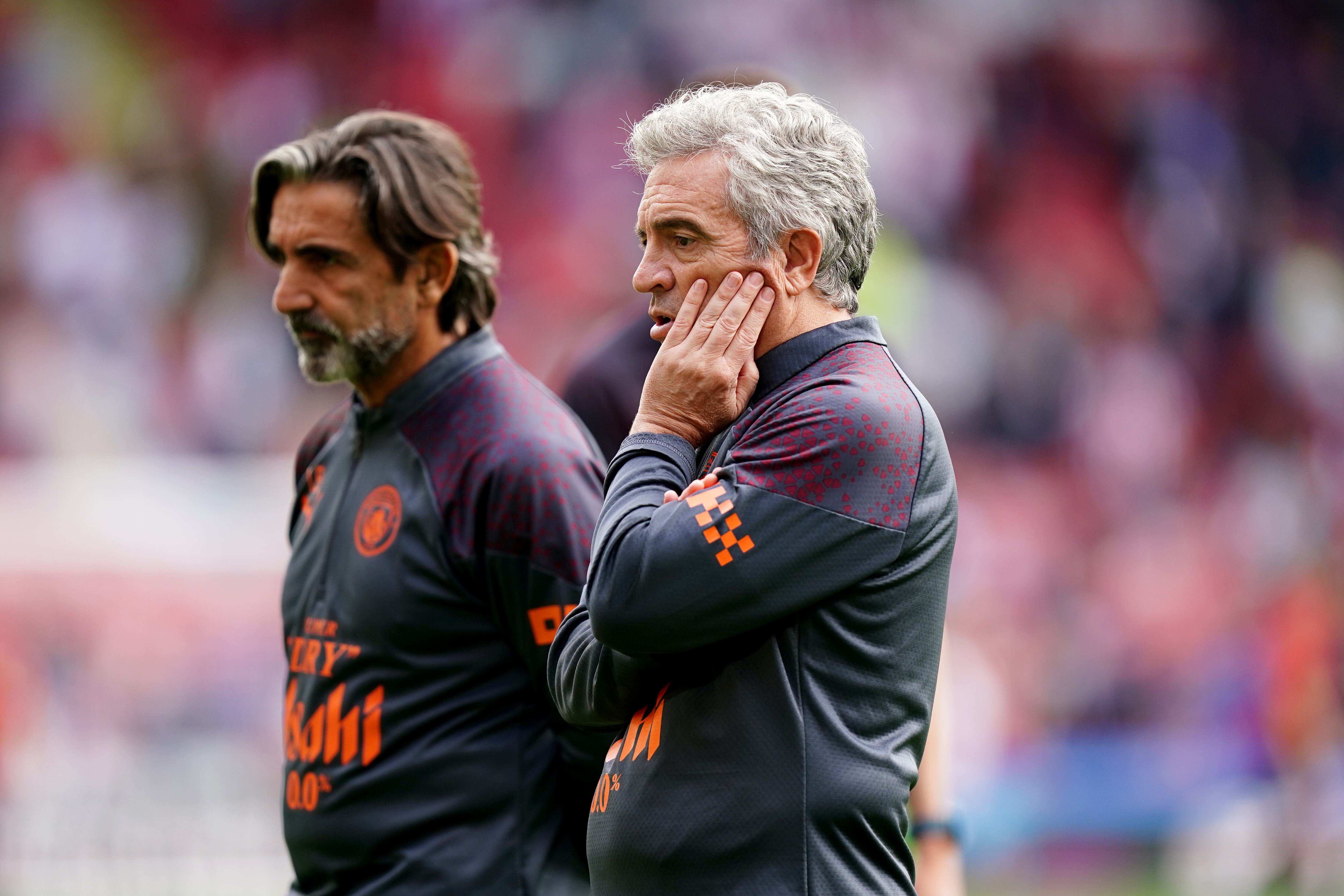 Juanma Lillo, asistente de Guardiola.