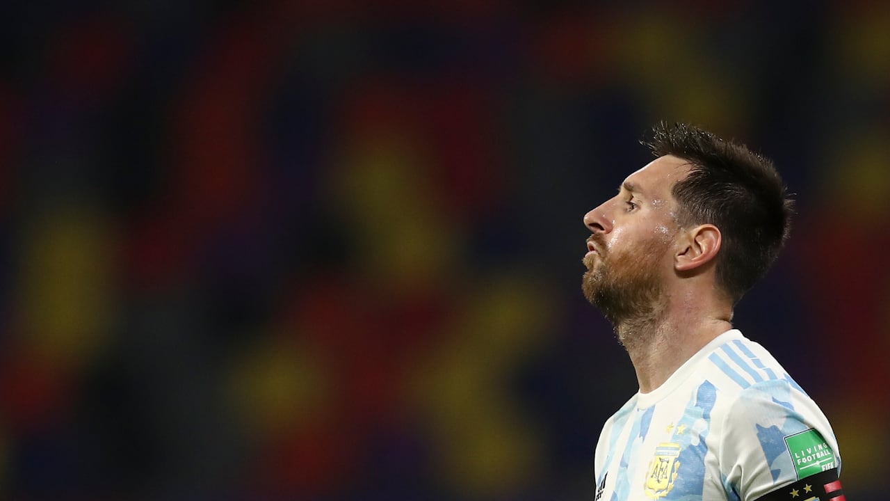 Lionel Messi Selección Colombia vs. Argentina.