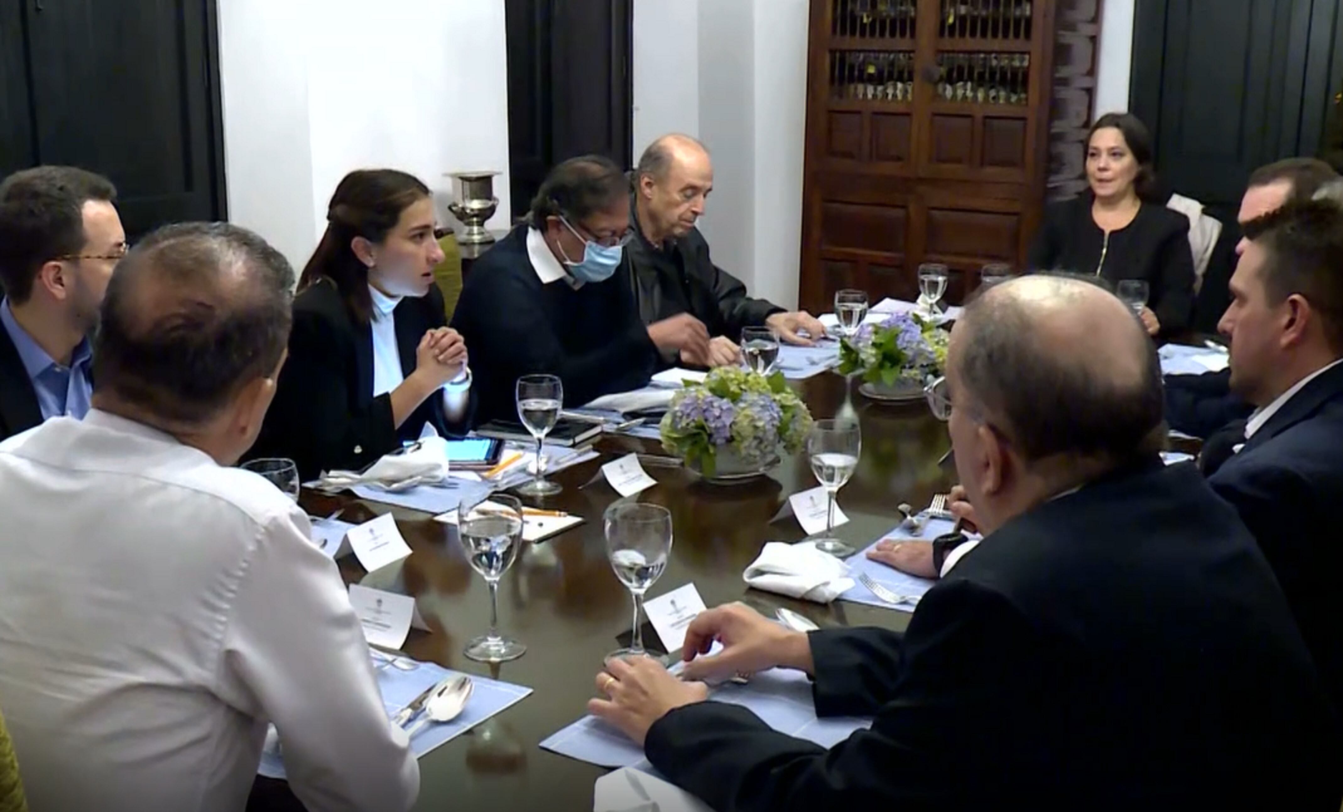 Reunión del presidente Petro con la Plataforma Unitaria Democrática de Venezuela de la oposición al régimen de Maduro.