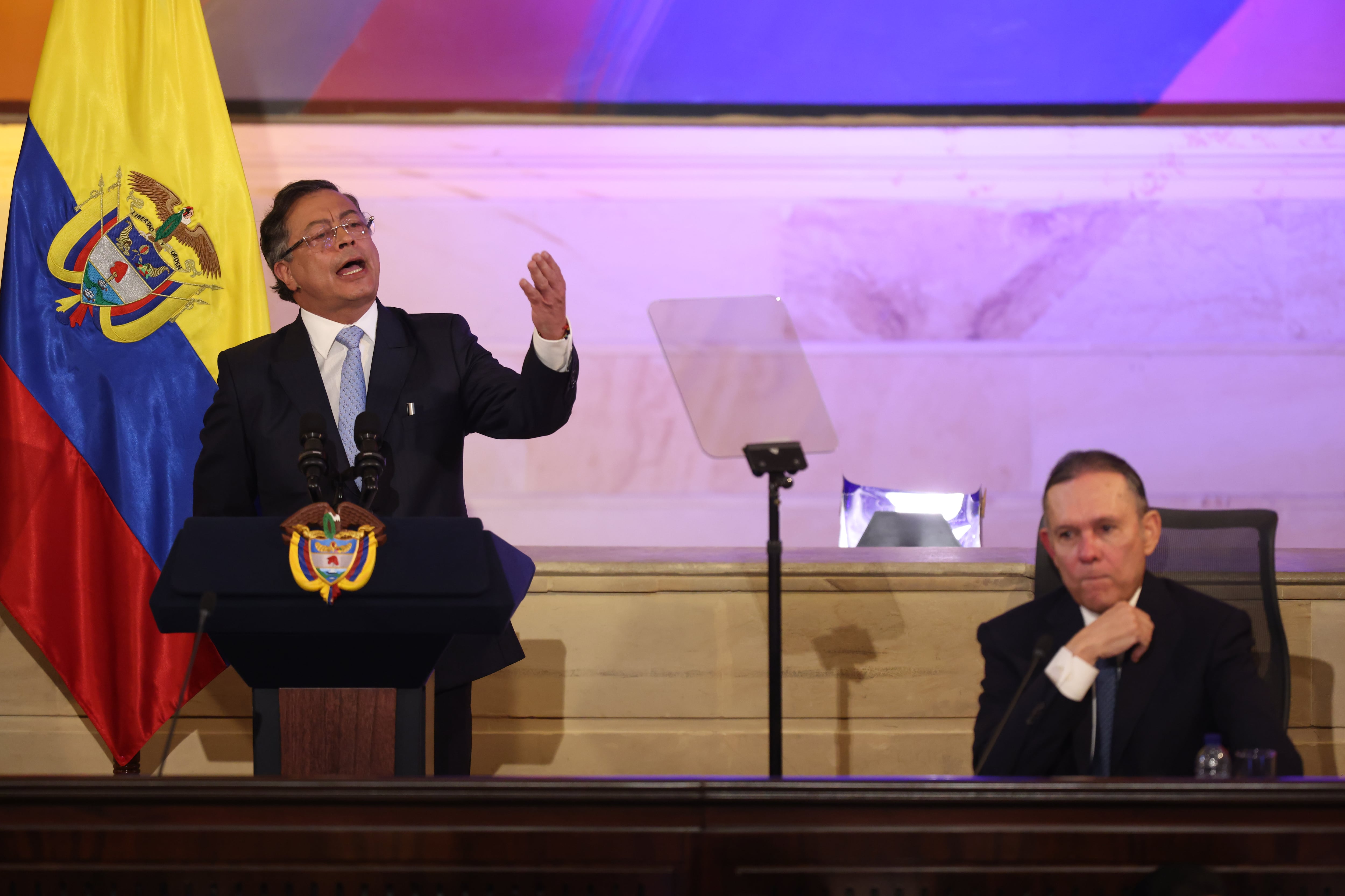 Instalación del Congreso 2025, Presidente Gustavo Petro