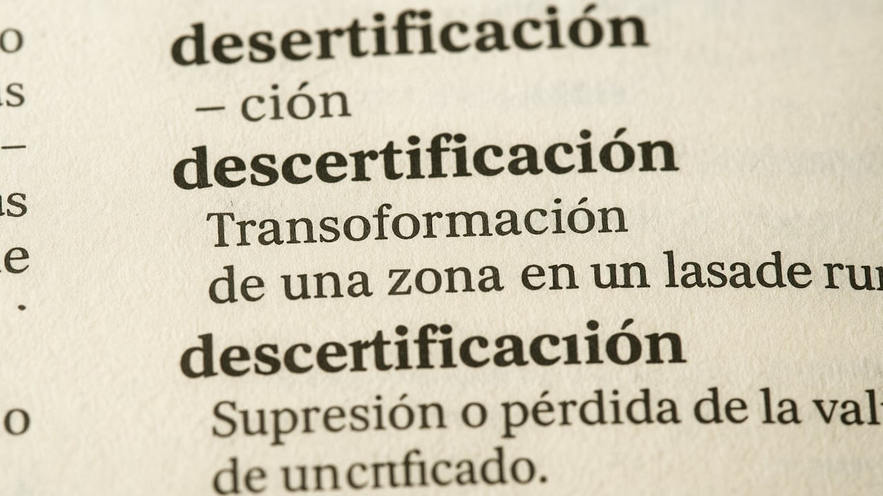 ¿Descertificación o desertificación?