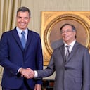Visita del Presidente Pedro Sánchez de España a Colombia, Reunión con el Presidente Gustavo Petro