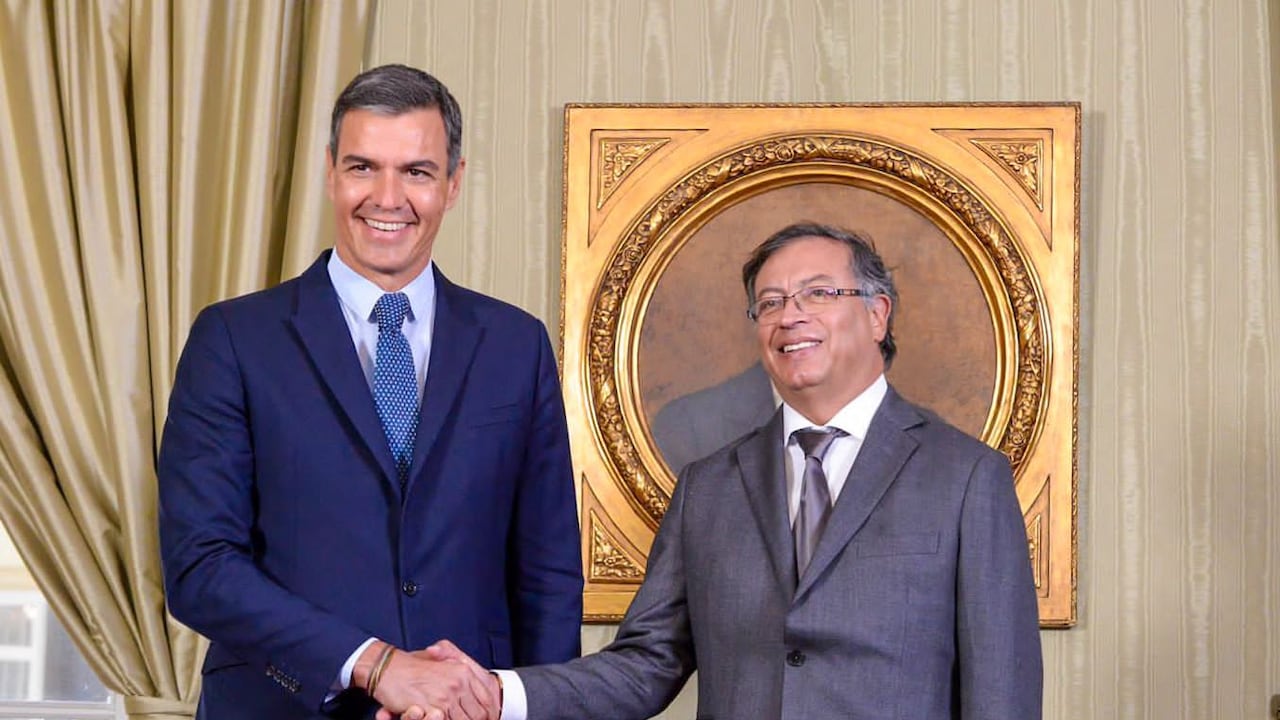 Visita del Presidente Pedro Sánchez de España a Colombia. Se reunió con el presidente Gustavo Petro.