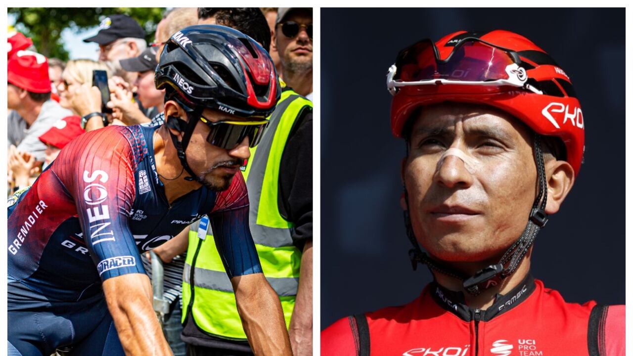 Daniel Felipe Martínez y Nairo Quintana