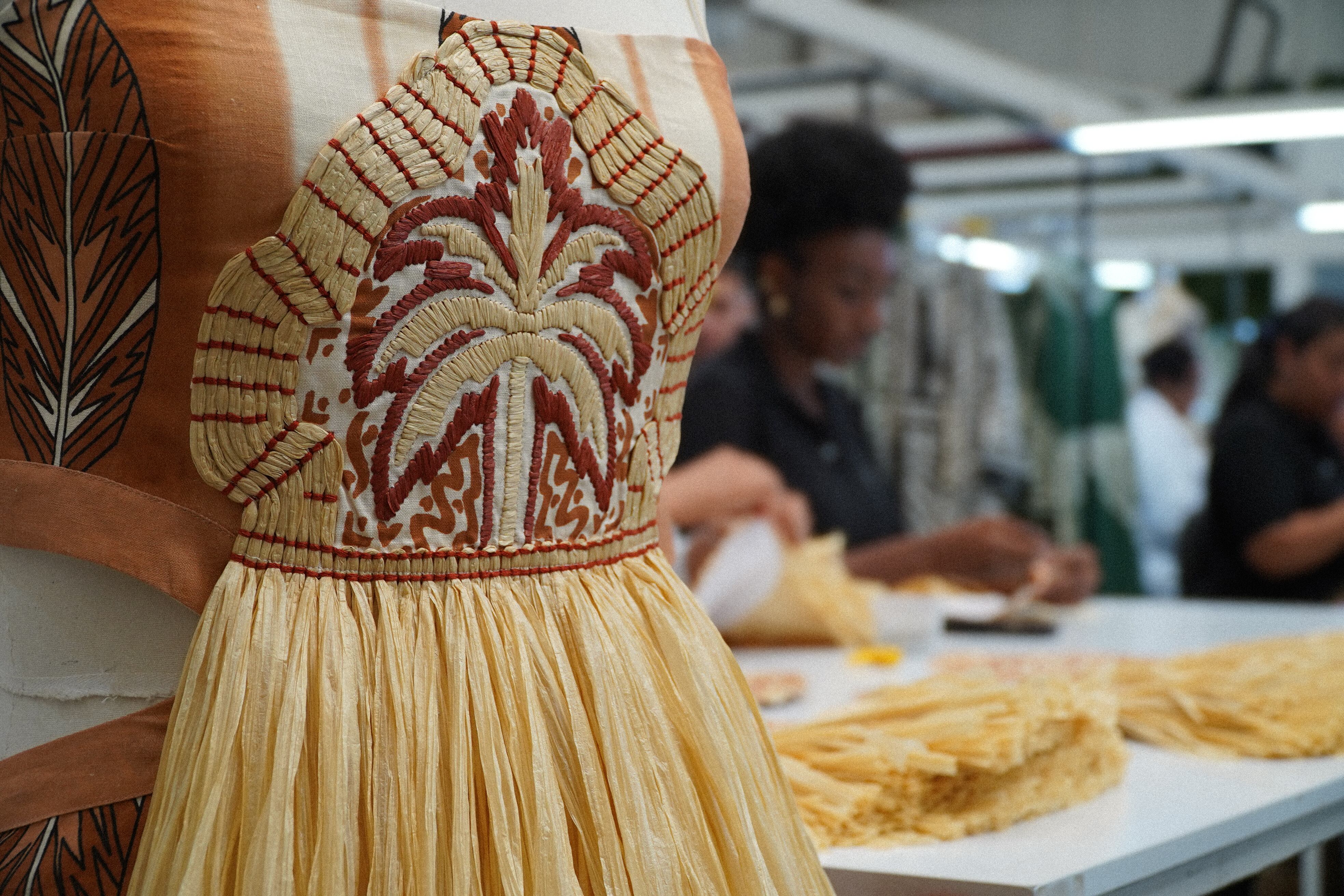 Taller de la diseñadora caleña Johanna Ortiz en Yumbo, Valle del Cauca.