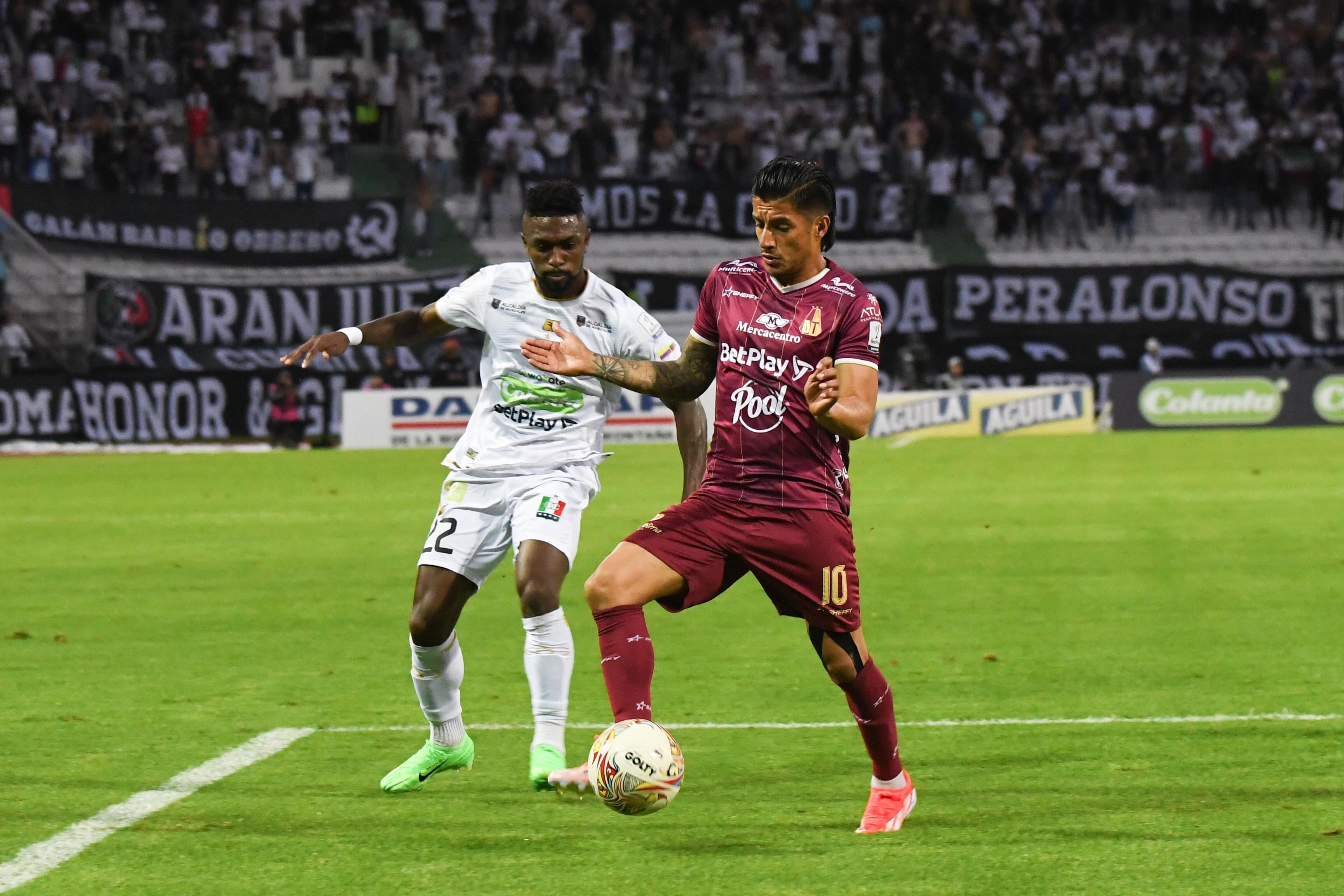 Once Caldas y Tolima se enfrentaron en el estadio Palogrande de Manizales, por la fecha 5 del cuadrangular B de la Liga BetPlay 2024-I.
