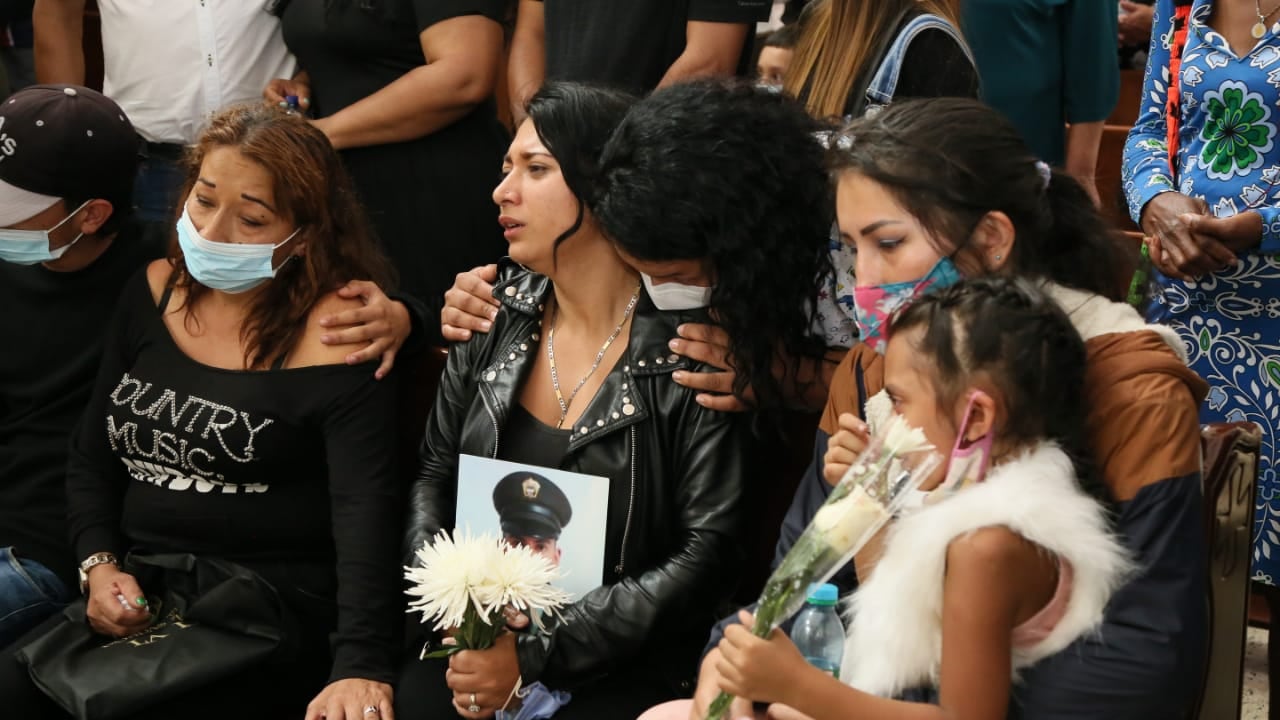 Dolorosa despedida a patrullero asesinado en Caquetá por disidencias de las Farc