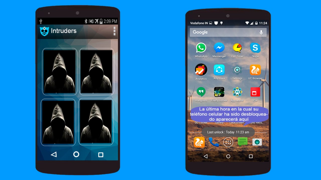 Esta app automáticamente toma fotografías de las personas que intentan desbloquear un teléfono.