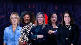 De izquierda a derecha: Eva Rey, periodista, presentadora y empresaria; Mabel Torres, exministra de Ciencia, Tecnología e Innovación de Colombia; Catalina Martínez Coral, vicepresidenta para América Latina del Center for Reproductive Rights; Jennifer Pedraza, representante a la Cámara por Bogotá, dialogarán sobre los mecanismos que permitieron transformar causas sociales en reformas legales y decisiones institucionales; Coralia Vásquez Salazar, abogada maestrante en Derechos Humanos y directora de Fundación Mulier.