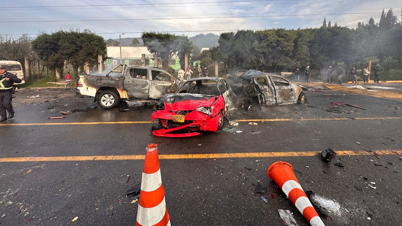 Accidente en el peaje Casablanca, entre Zipaquirá y Ubaté.