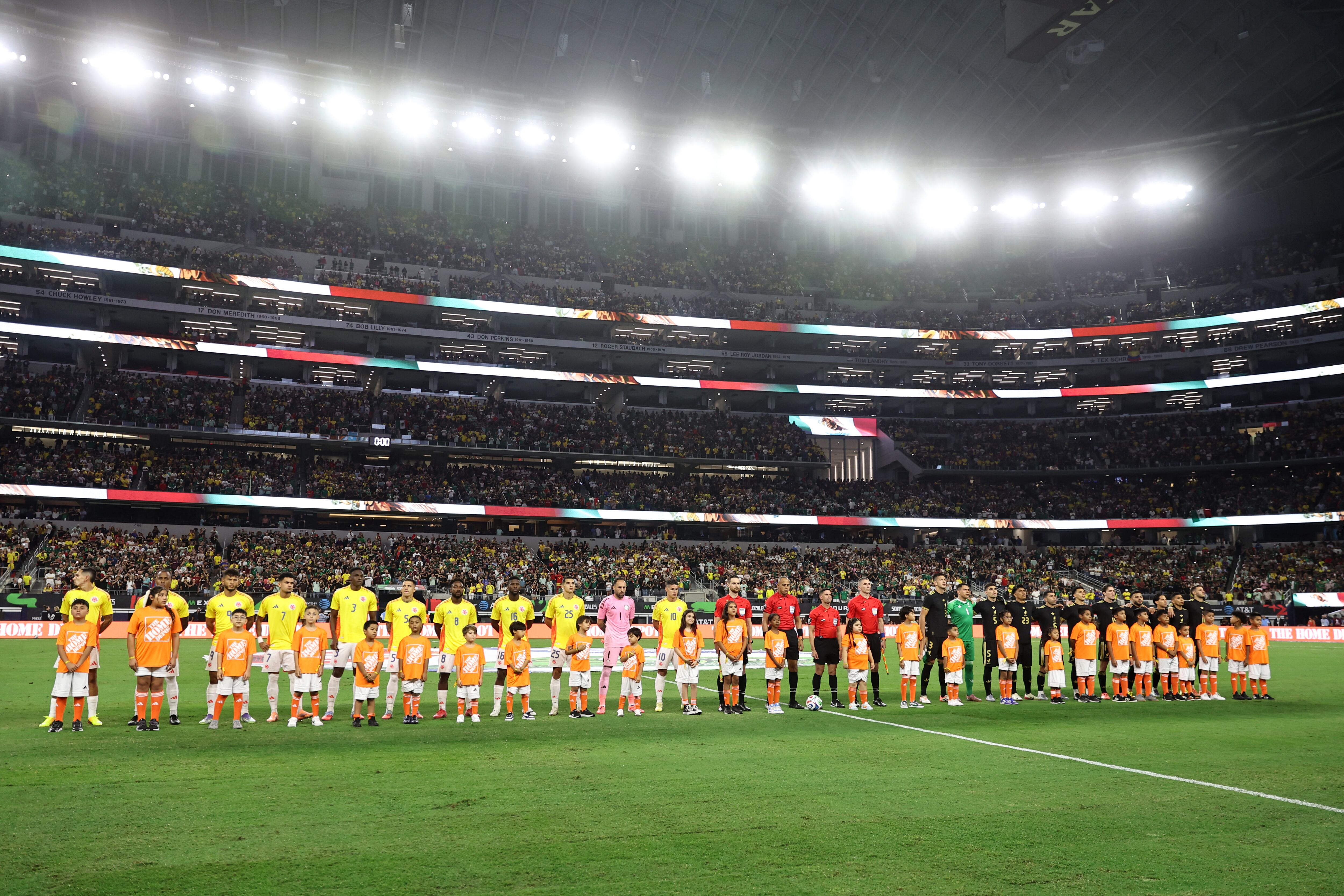 Colombia jugando en el estadio AT&T de Arlington, Texas. (Photo by Omar Vega/Getty Images)