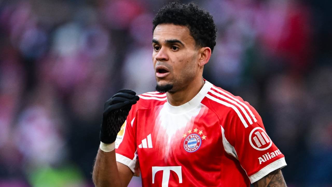 Luis Díaz en un partido con Bayern Múnich.