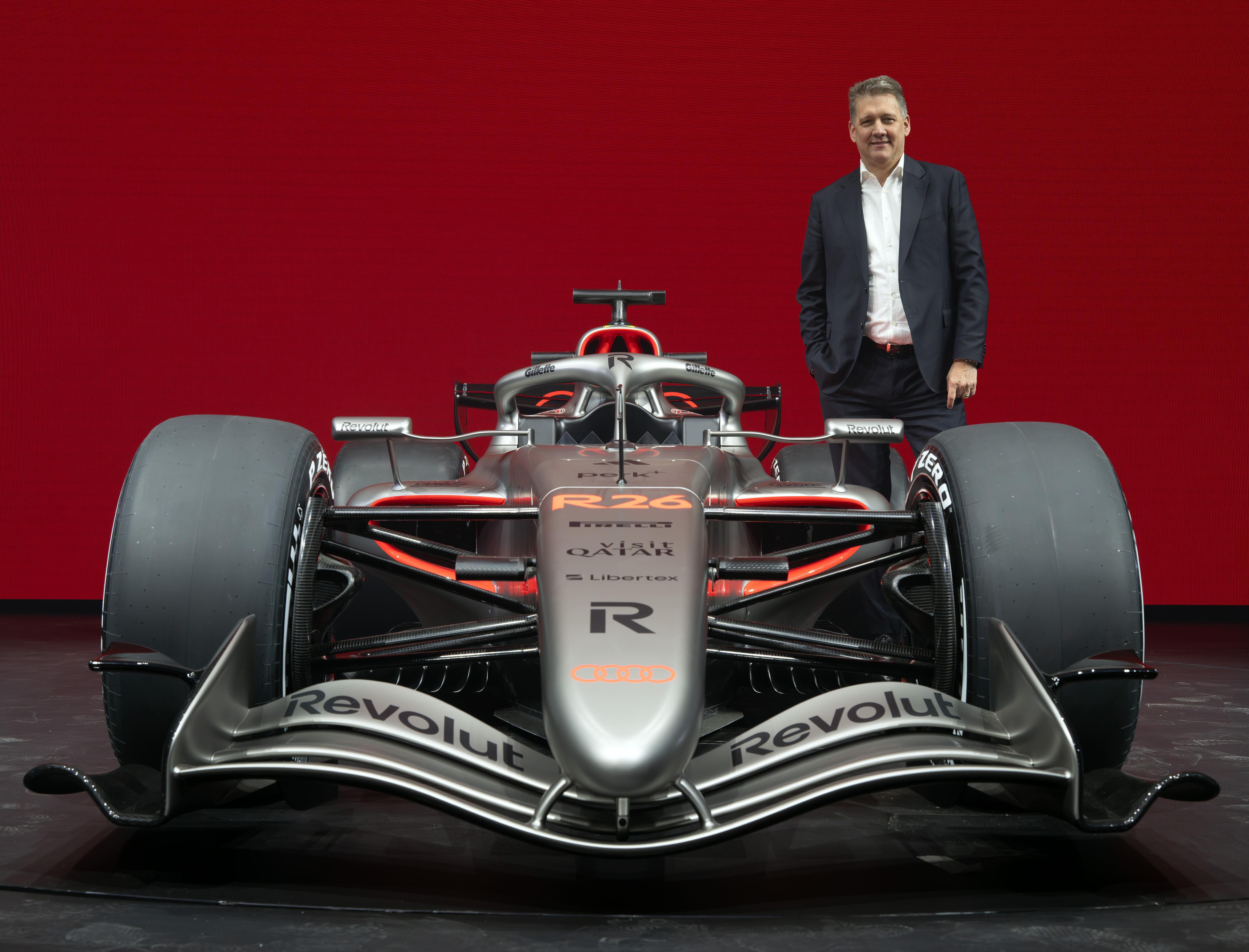 Audi Revolut R 26 , el auto de la marca de los cuatro aros para la Fórmula 1.