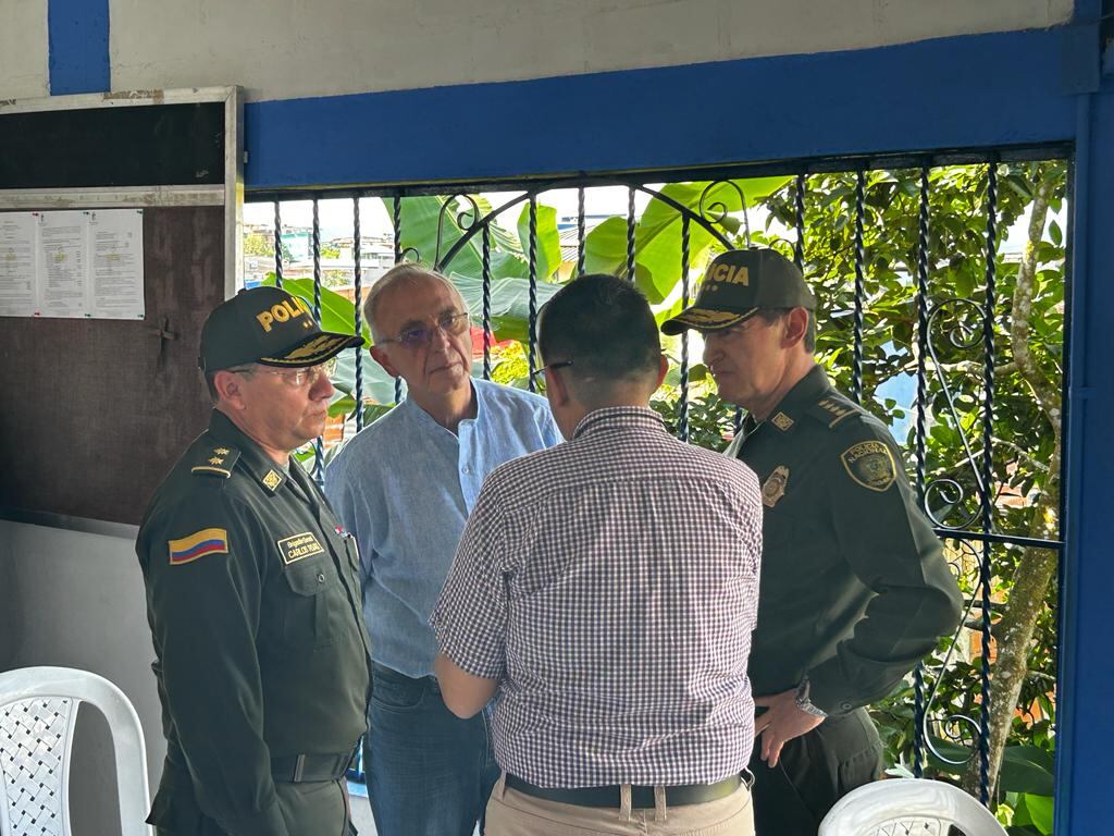 Iván Velásquez, ministro de Defensa, en Buenaventura