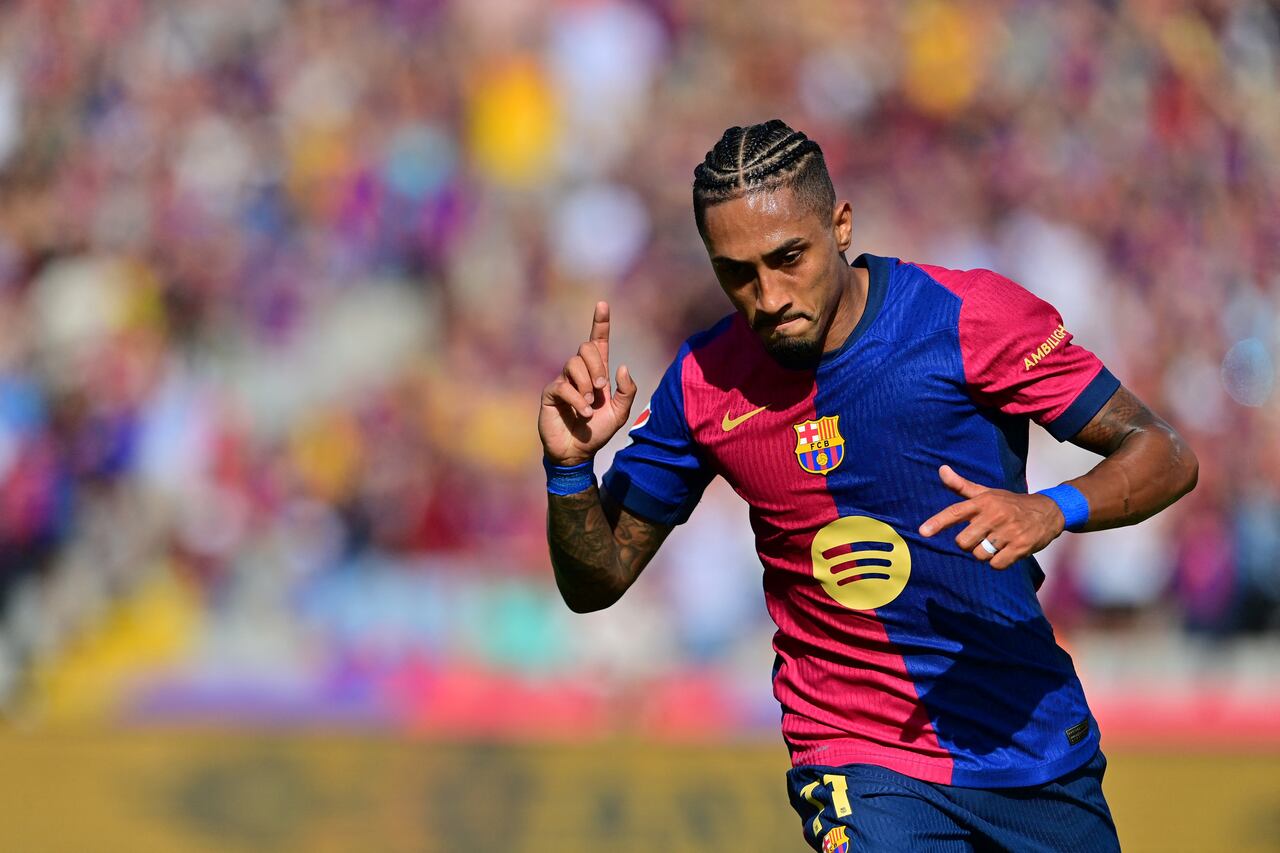 Raphinha, figura del Barcelona.