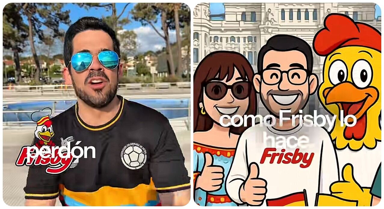 El español aprovechó para elogiar la trayectoria de Frisby en Colombia