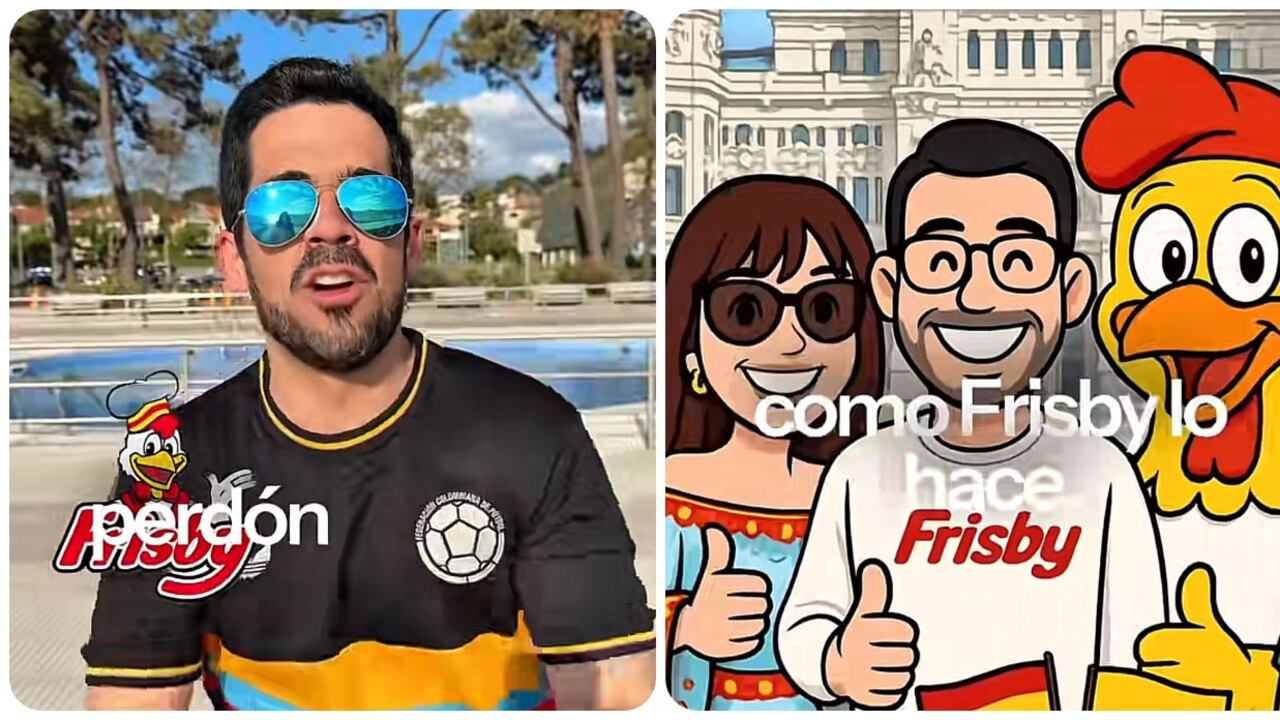 El español aprovechó para elogiar la trayectoria de Frisby en Colombia.