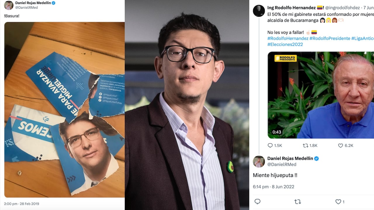 Los insultos y vulgaridades de Daniel Rojas.