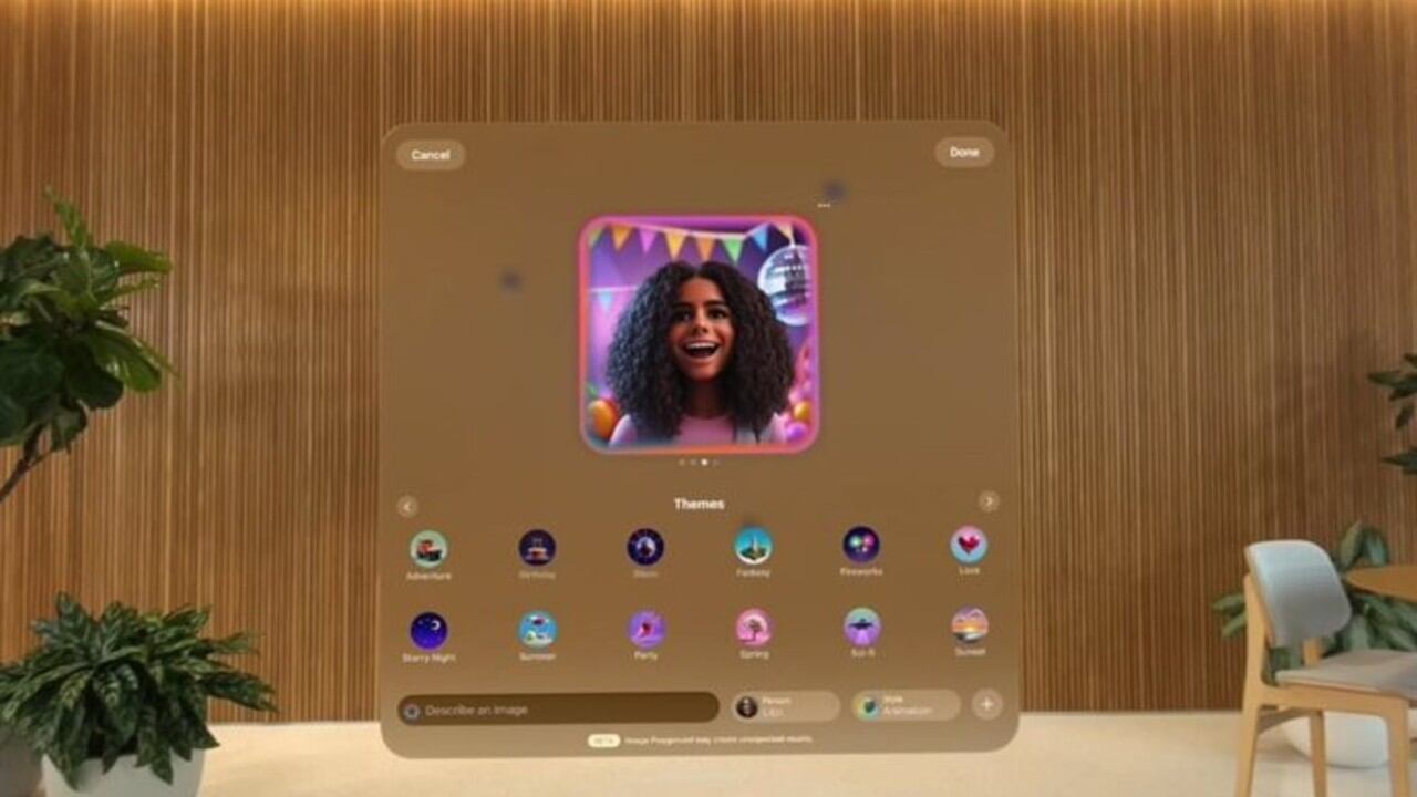 El visor Vision Pro obtendrá las primeras funciones de Apple Intelligence en abril.
