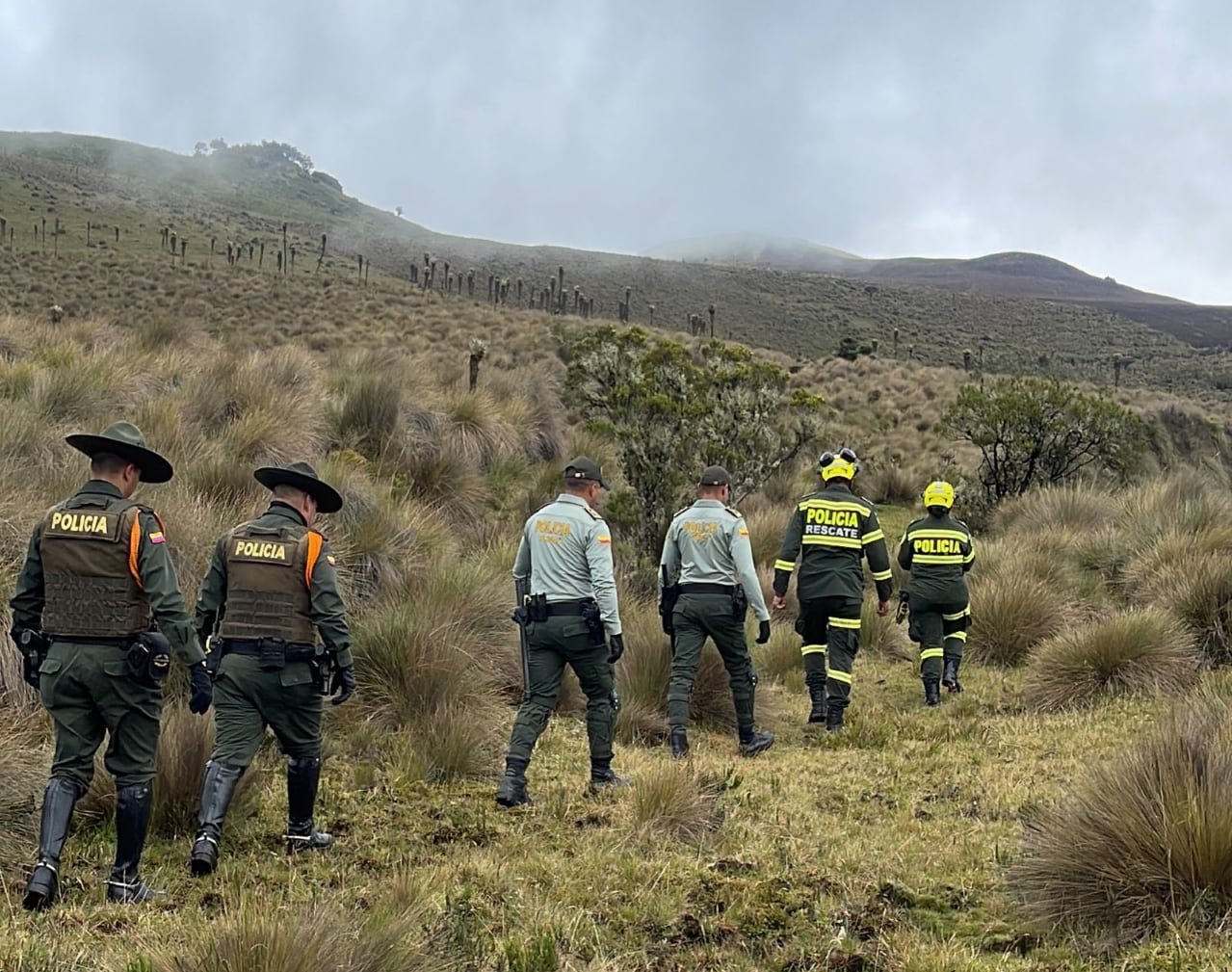 Las autoridades adelantan el proceso de evacuación de las familias ubicadas en la zona de influencia