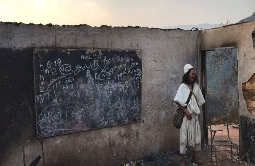 Seynimin fue el pueblo más afectado; los indígenas kogui también sufrieron las consecuencias del incendio. FOTO: Jhorllana Romero