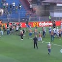 Coritiba venció a Cruzeiro en medio del polémico final por la pelea de sus hinchas.