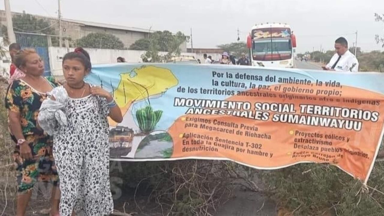 Varios puntos de acceso importantes a Riohacha fueron cerrados