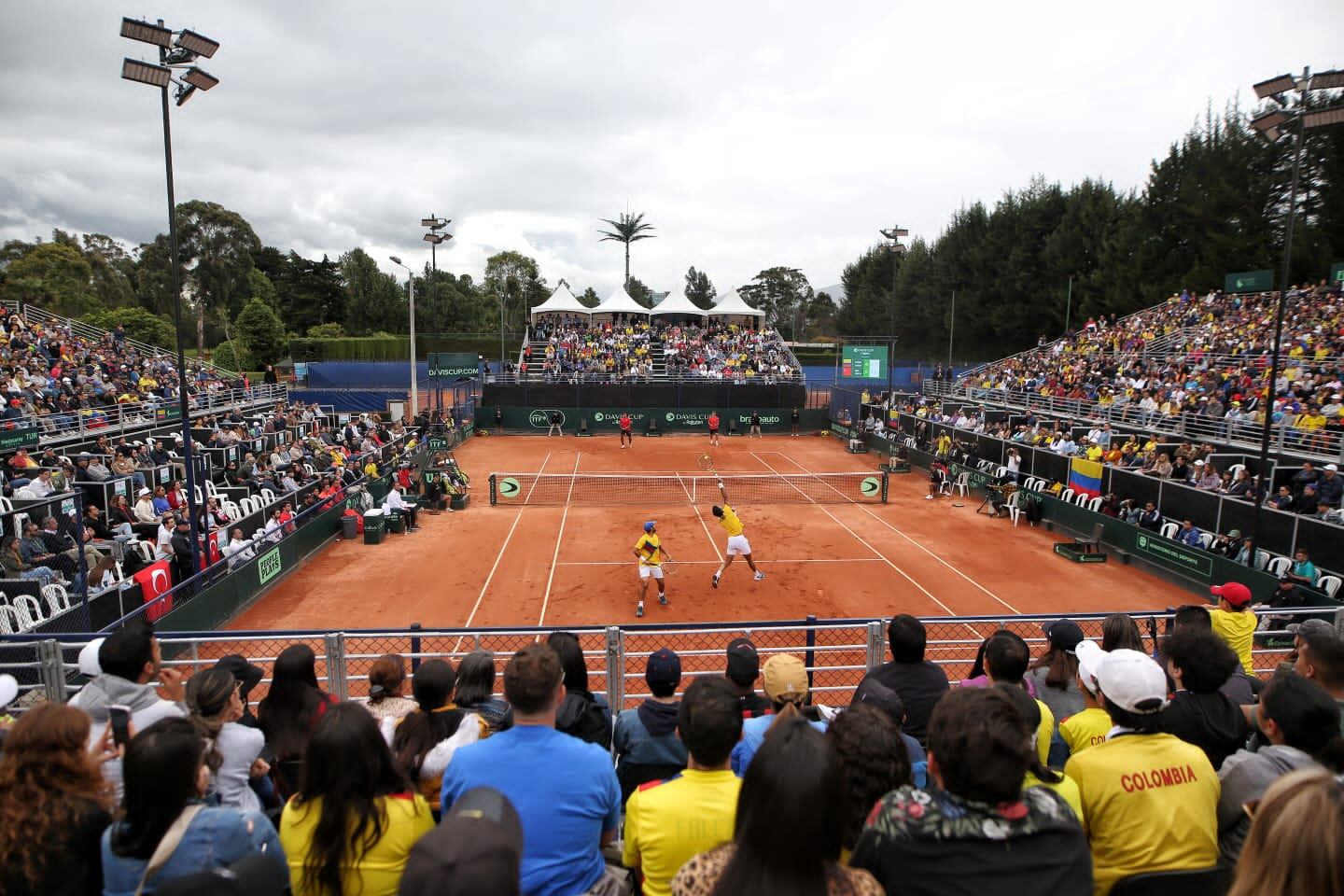 Juan Sebastián Cabal y Robert Farah
3er partido Copa Davis y clasificación de Colombia a la siguiente ronda.