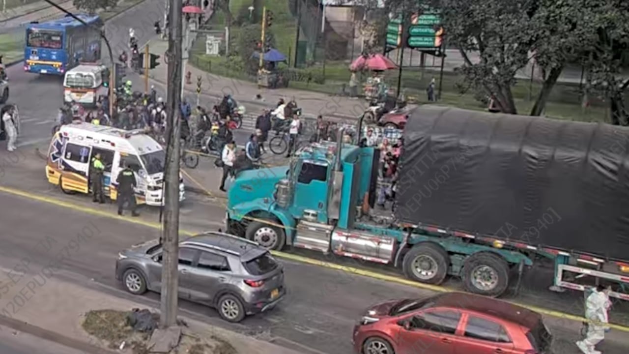 Accidente de la localidad de Fontibón, este jueves 21 de mayo.