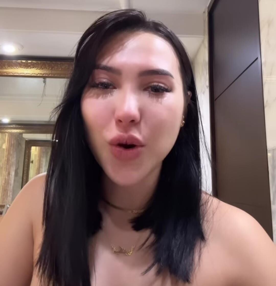 Aida Victoria Merlano compartió un video en el que se le ve muy afectada.