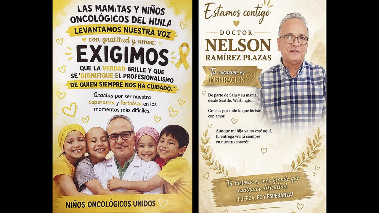 En el Huila, la tierra del oncólogo pediatra Nelson Ramírez Plazas, la solidaridad de sus pacientes –casi todos niños–, sus padres, médicos, entre otros, ha sido evidente.
