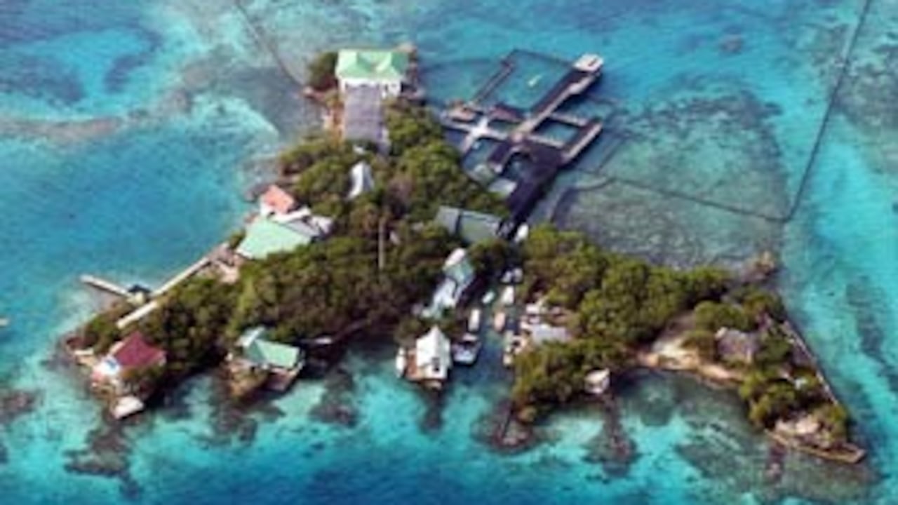 Una de las más bellas atracciones es el Oceanario de Rafael Vieira. Como él, 139 familias llevan años en las i slas del Rosario en donde compraron con escrituras, construyeron con licencias.