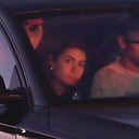 Clara Chía y Gerard Piqué llegando a una de las presentaciones de la Kings League.