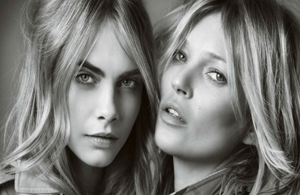 Este es un encuentro de ángeles al que tuvo acceso uno de los genios de la fotografía. Cara Delevingne, la top model más cotizada del momento; frente a Kate Moss, la modelo británica más famosa del mundo. Y las dos, bajo la lente de Mario Testino.