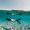 La turista estaba practicando snorkel (imagen de referencia).