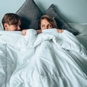 tired couple after they had sex