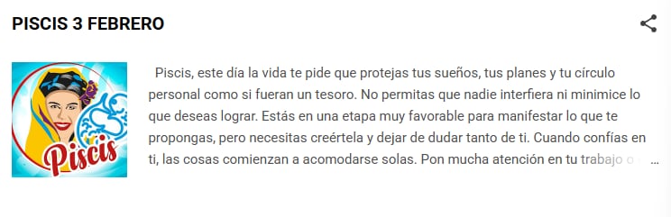 Horóscopo para Piscis hoy según Nana Calistar