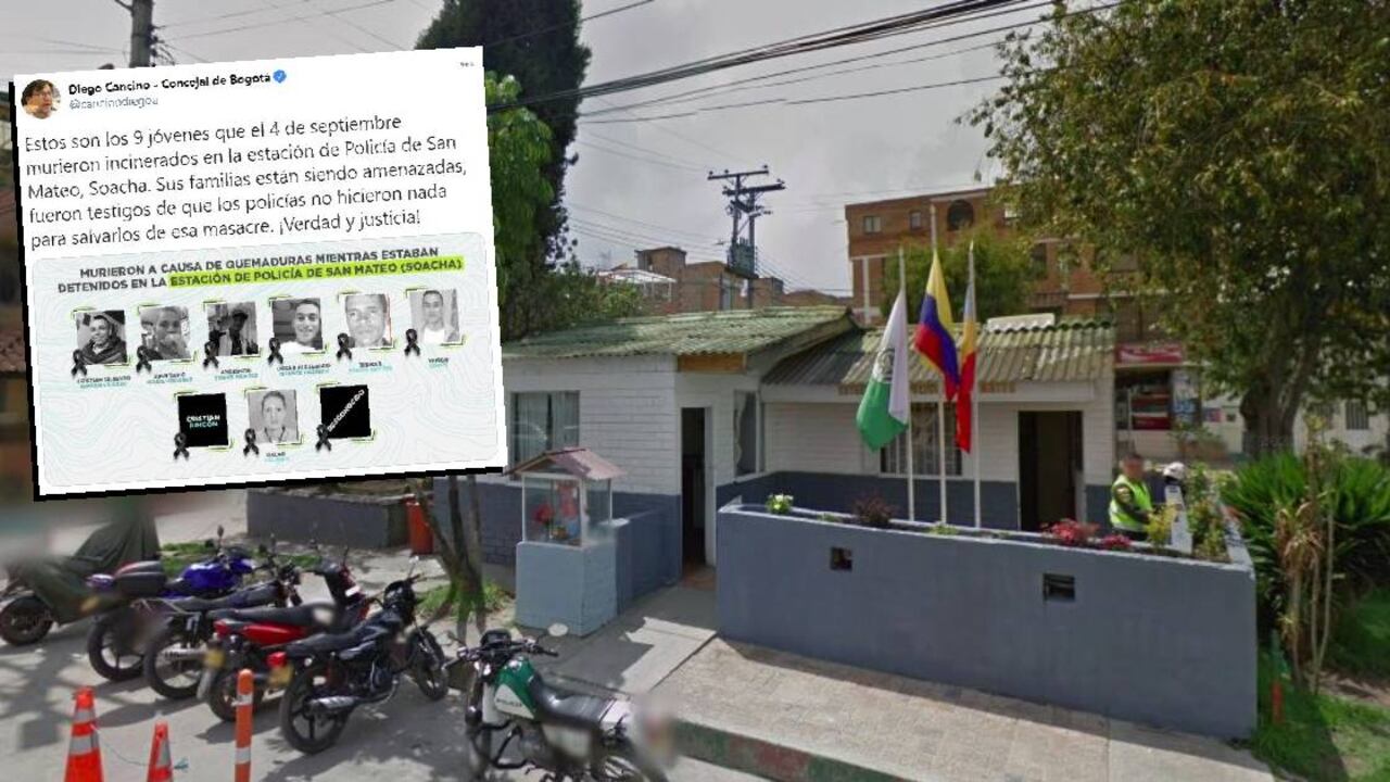 La versión de la Policía sobre muerte de jóvenes por incendio de estación en Soacha