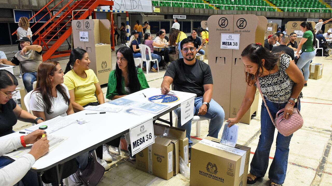 Elecciones Presidenciales 2026, Puesto de votación Coliseo del Pueblo.