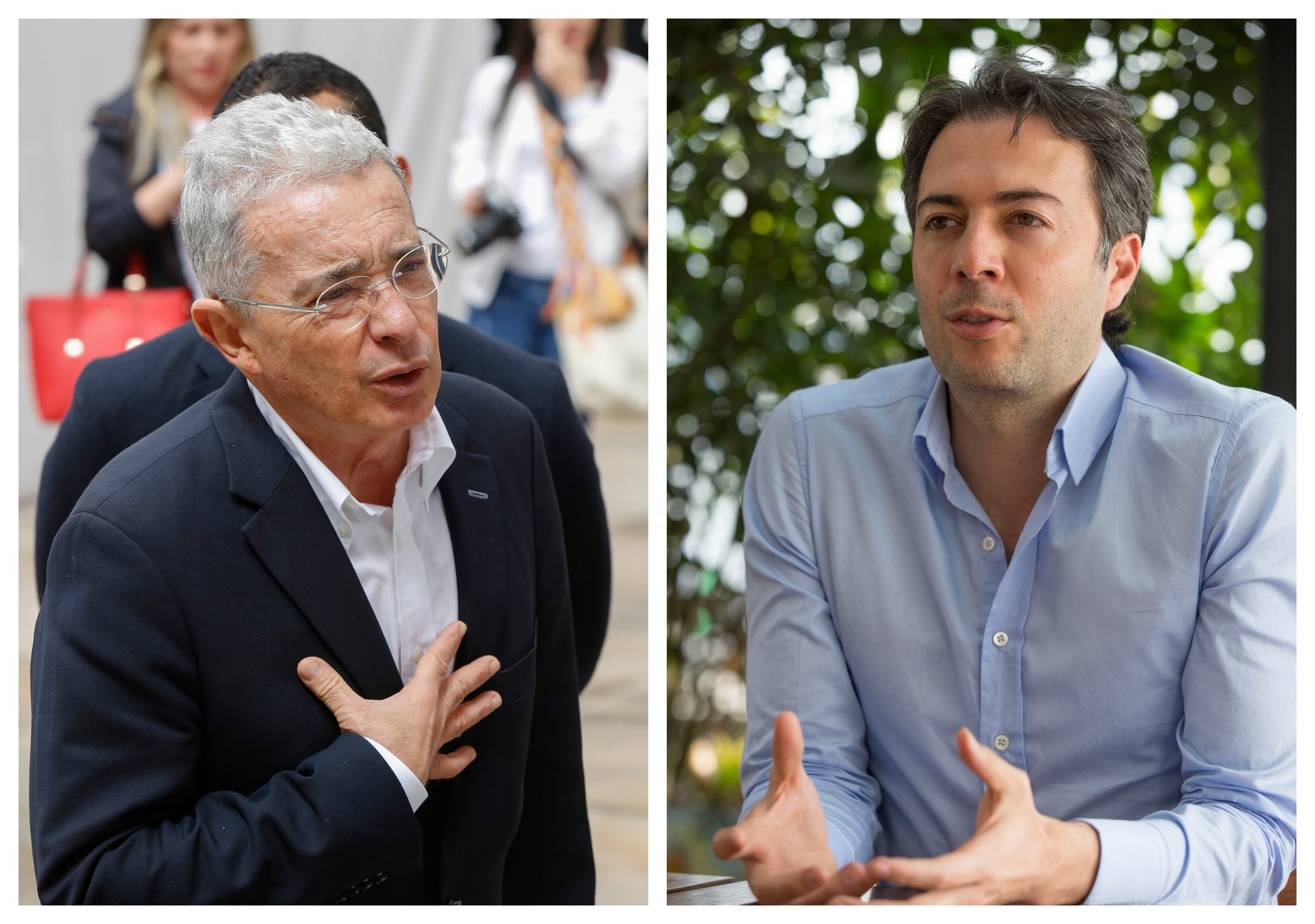 Álvaro Uribe y Daniel Quintero