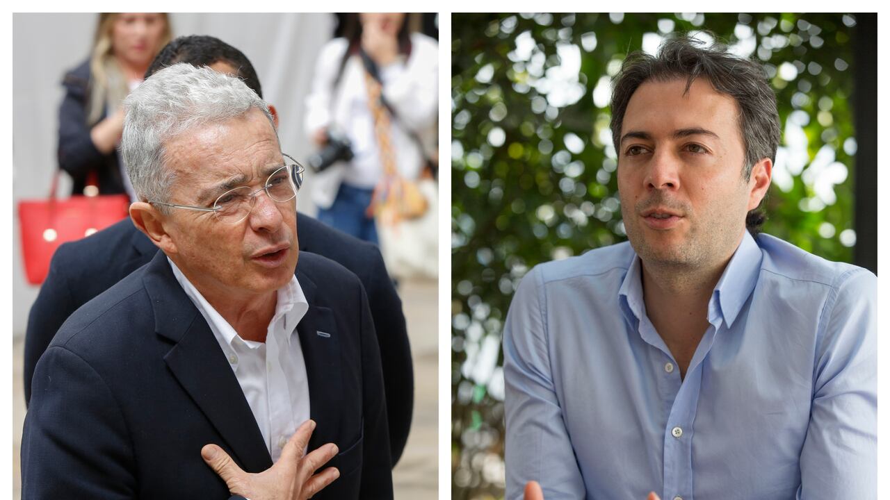 Álvaro Uribe y Daniel Quintero.