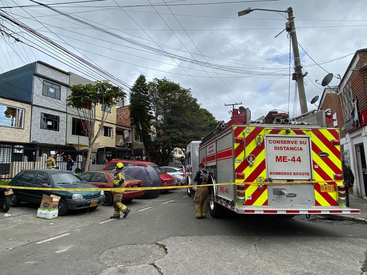 Fuerte explosión en una vivienda en el sur de Bogotá.