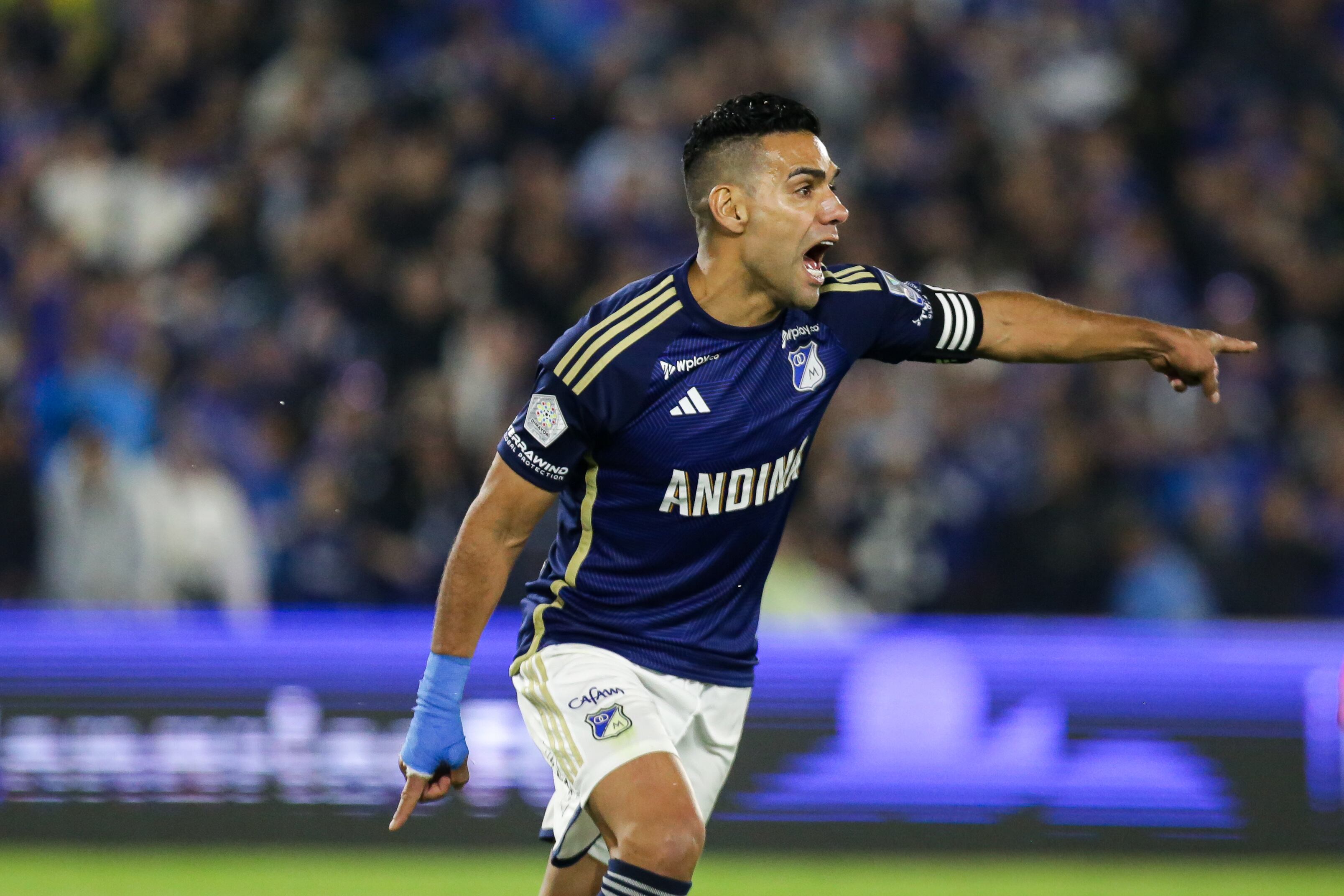 Bogotá. Noviembre 10 de 2024. Millonarios FC enfrenta a Deportivo Pereira, por encuentro válido de la Liga BetPlay II 2024 de la fecha 18, en el estadio Nemesio Camacho El Campin. (Colprensa - Cristian Bayona).