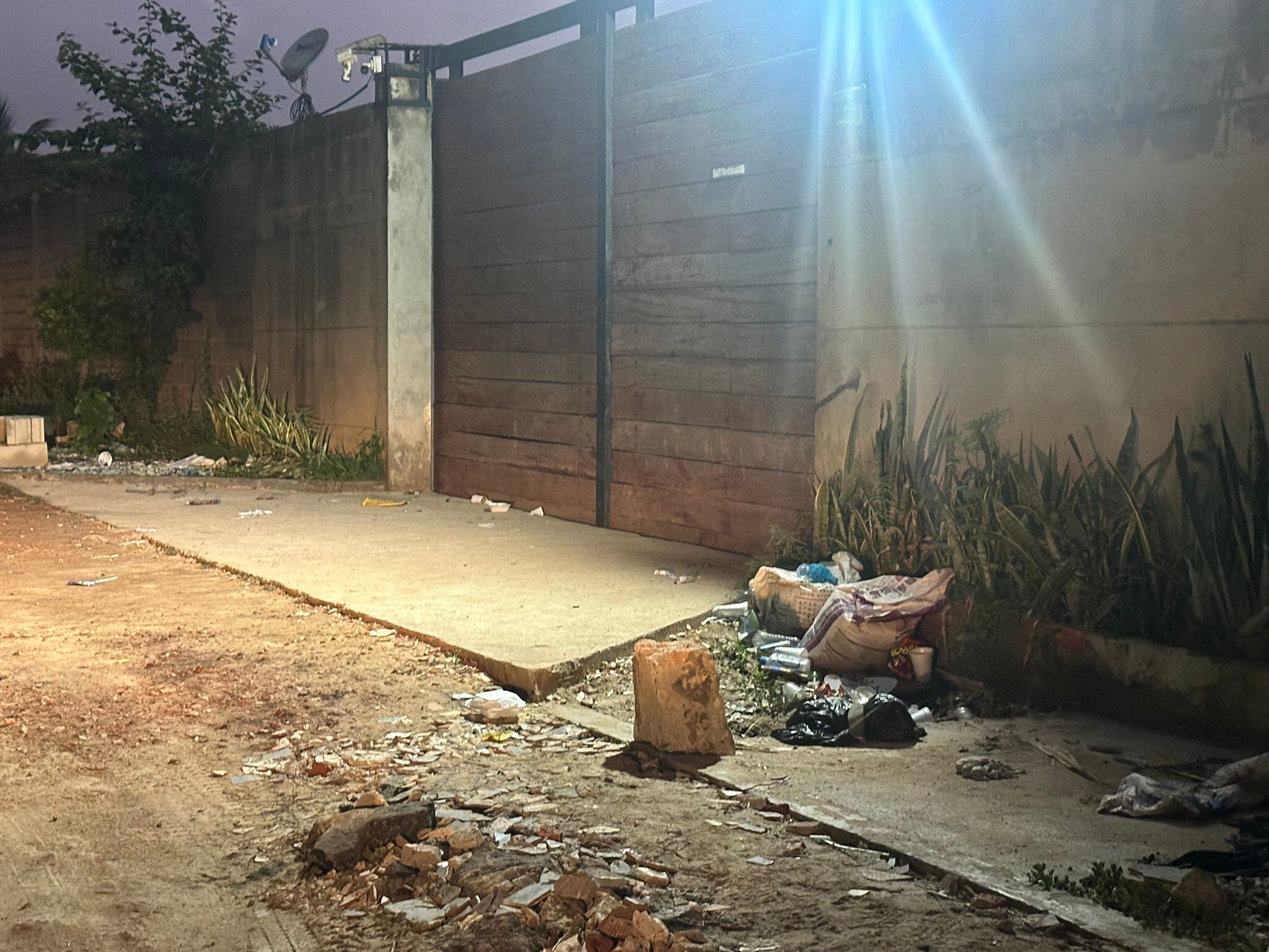 Este es el lugar donde ocurrió la masacre que cobró la vida de tres personas.