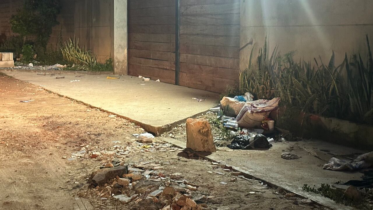 Este es el lugar donde ocurrió la masacre que cobró la vida de tres personas.